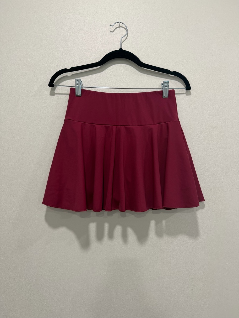 Halara Cloudful Air 2-in-1 Cool Touch Tennis Skirt Marvelous Cordovan Red Maroon